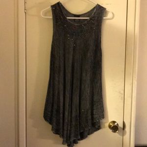 Embroidered beaded tunic